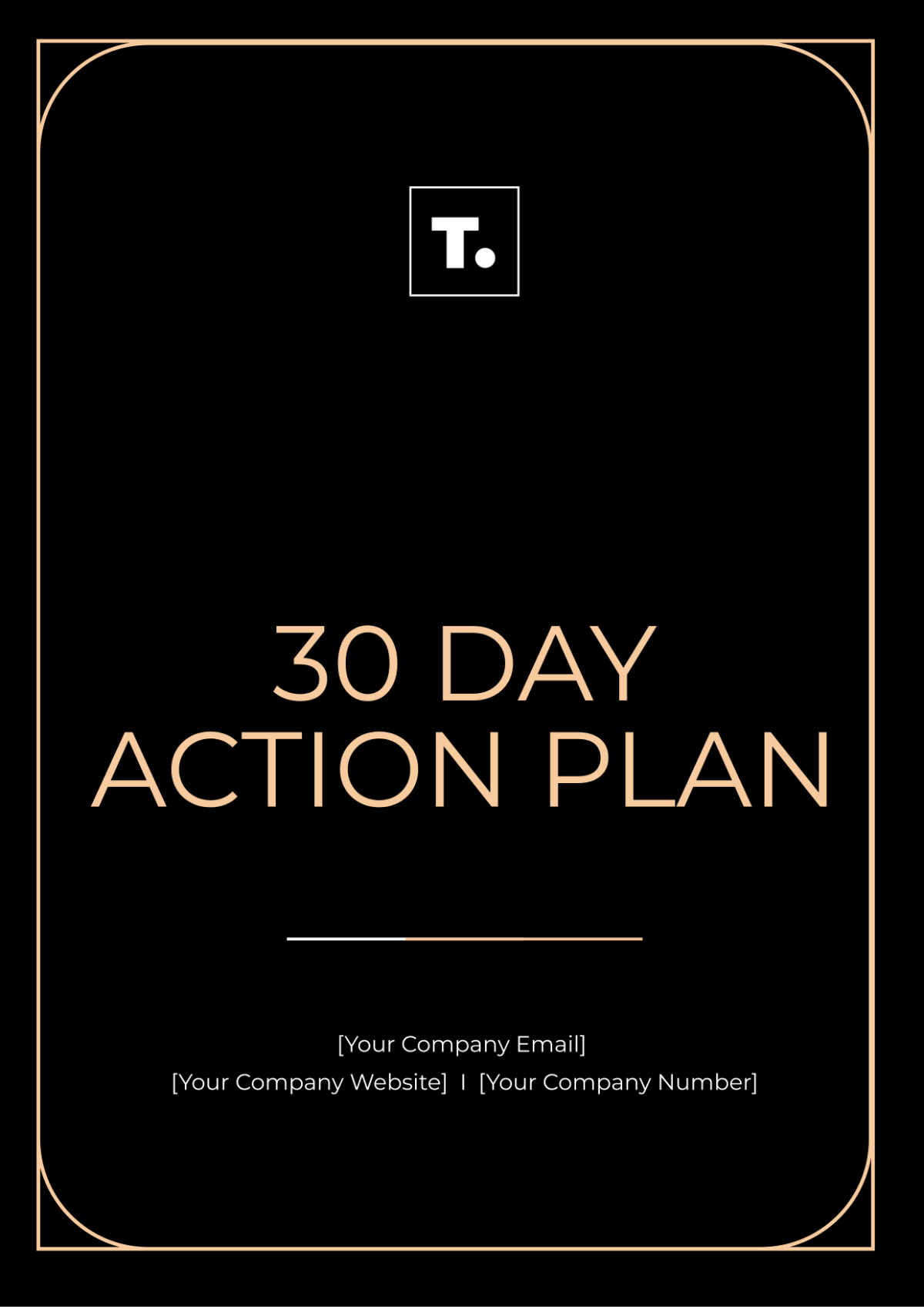 30 Day Action Plan Template - Edit Online & Download