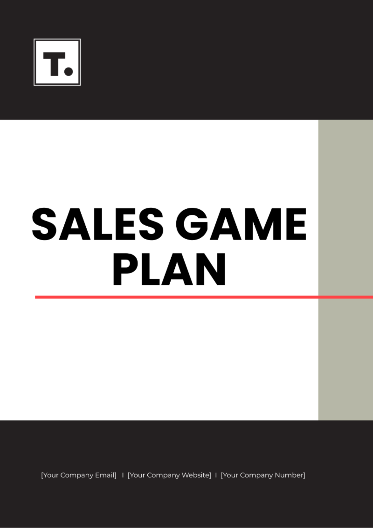 Free Sales Game Plan Template - Edit Online & Download | Template.net