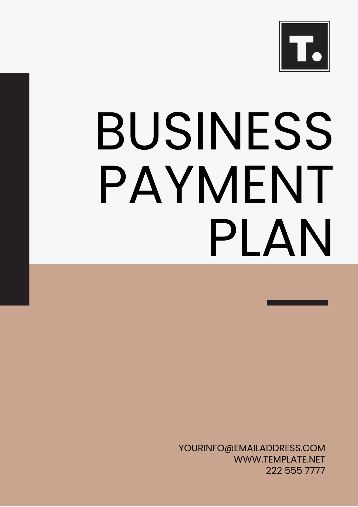 Business Payment Plan Template - Edit Online & Download