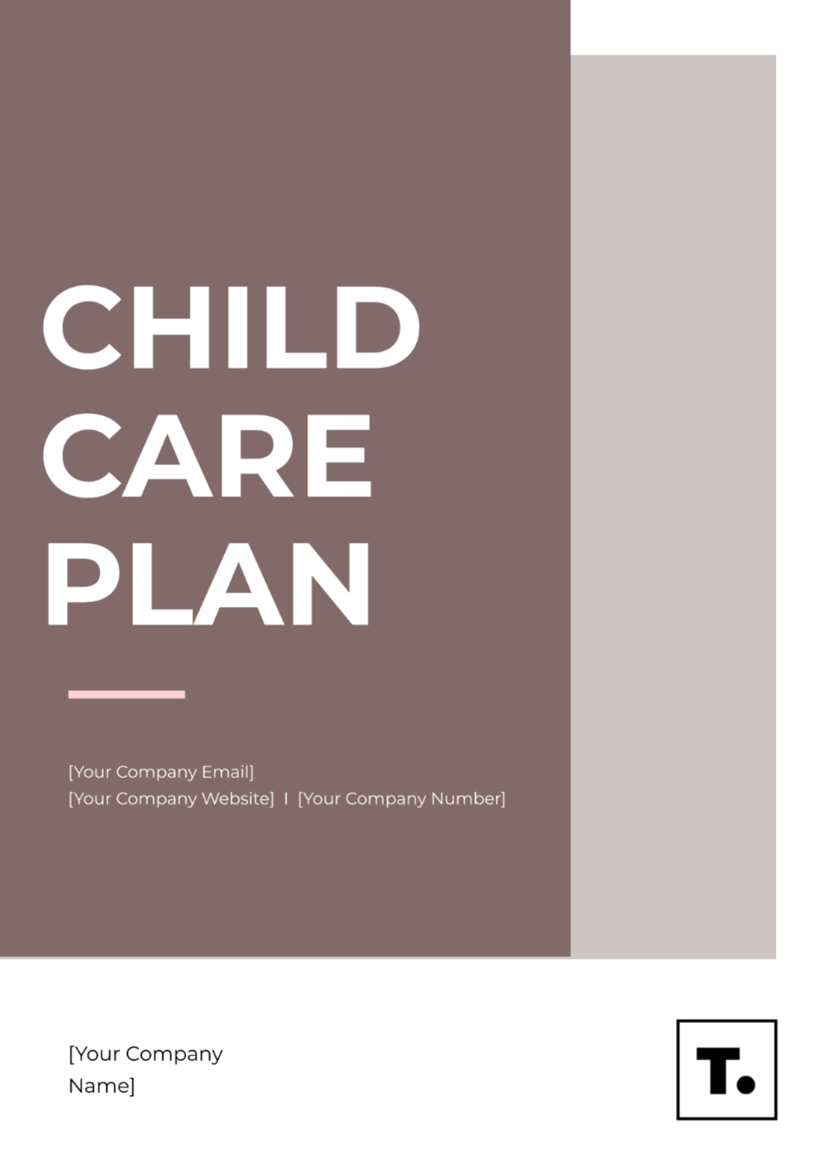 Child Care Plan Template - Edit Online & Download