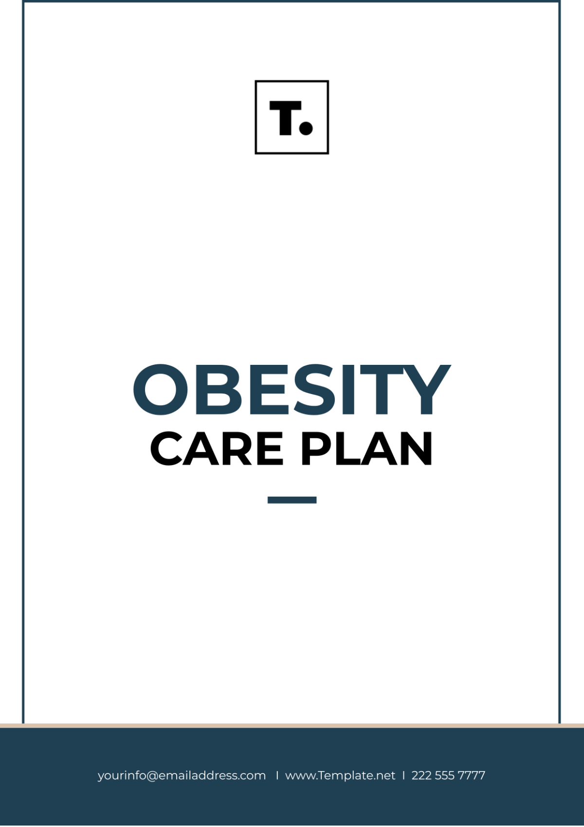 Obesity Care Plan Template