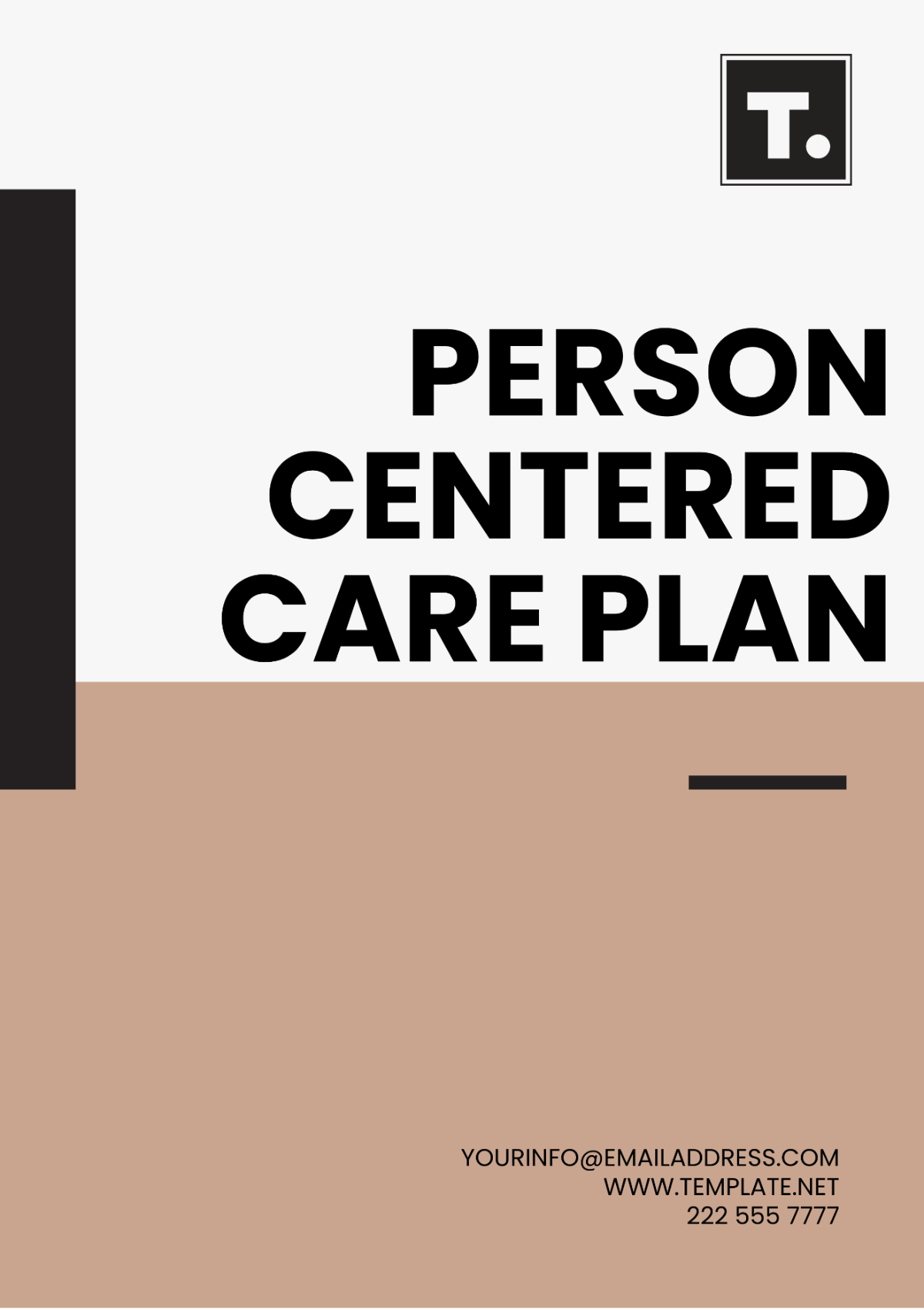 Person Centered Care Plan Template