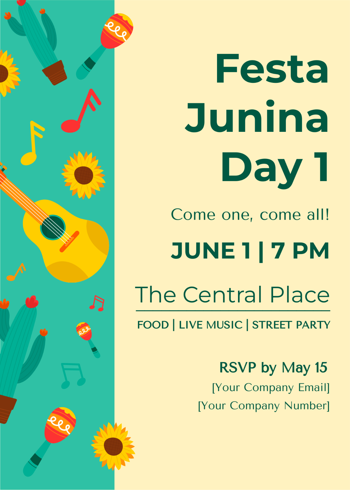 Festa Junina Poster Invitation