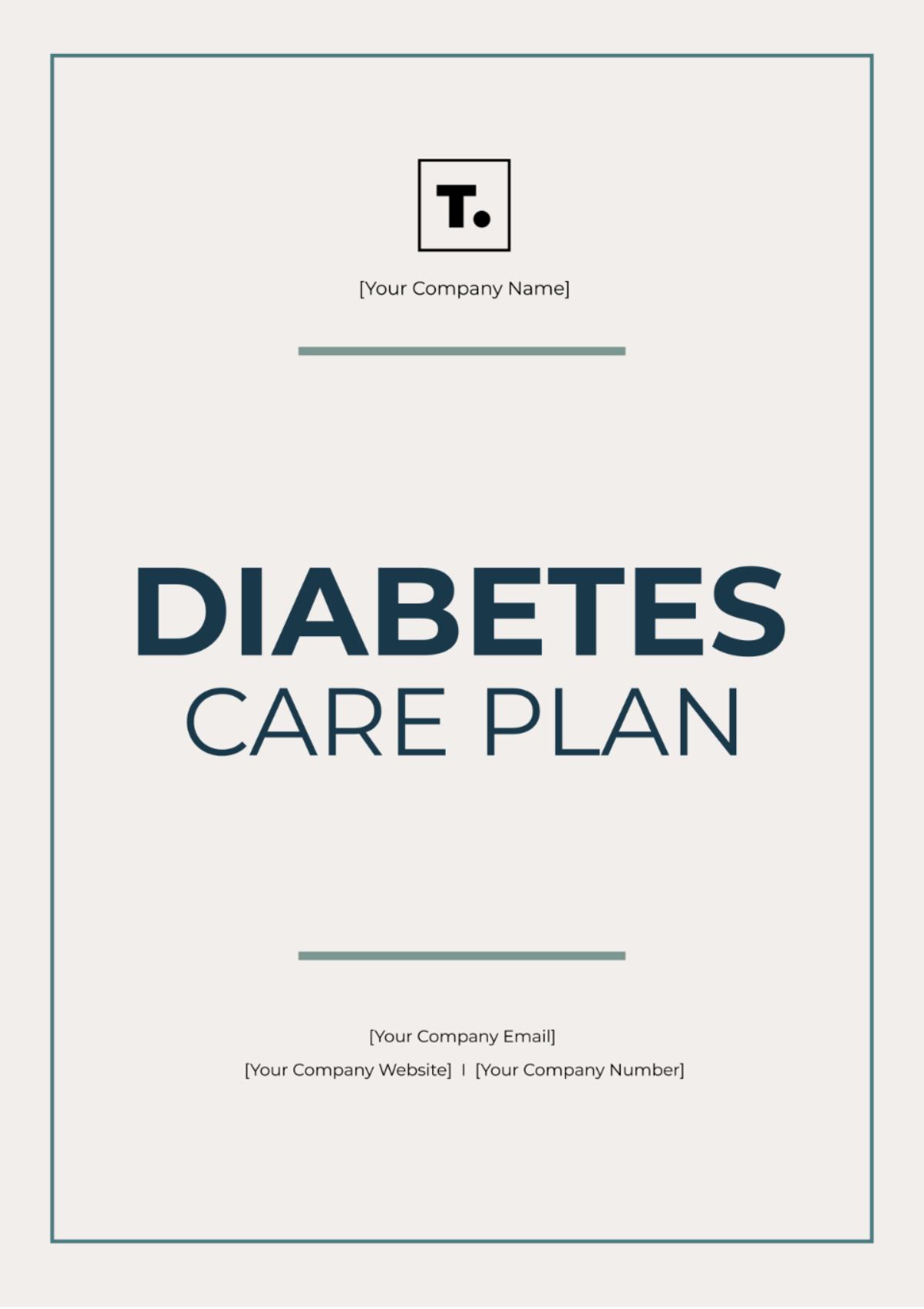 Diabetes Care Plan Template - Edit Online & Download