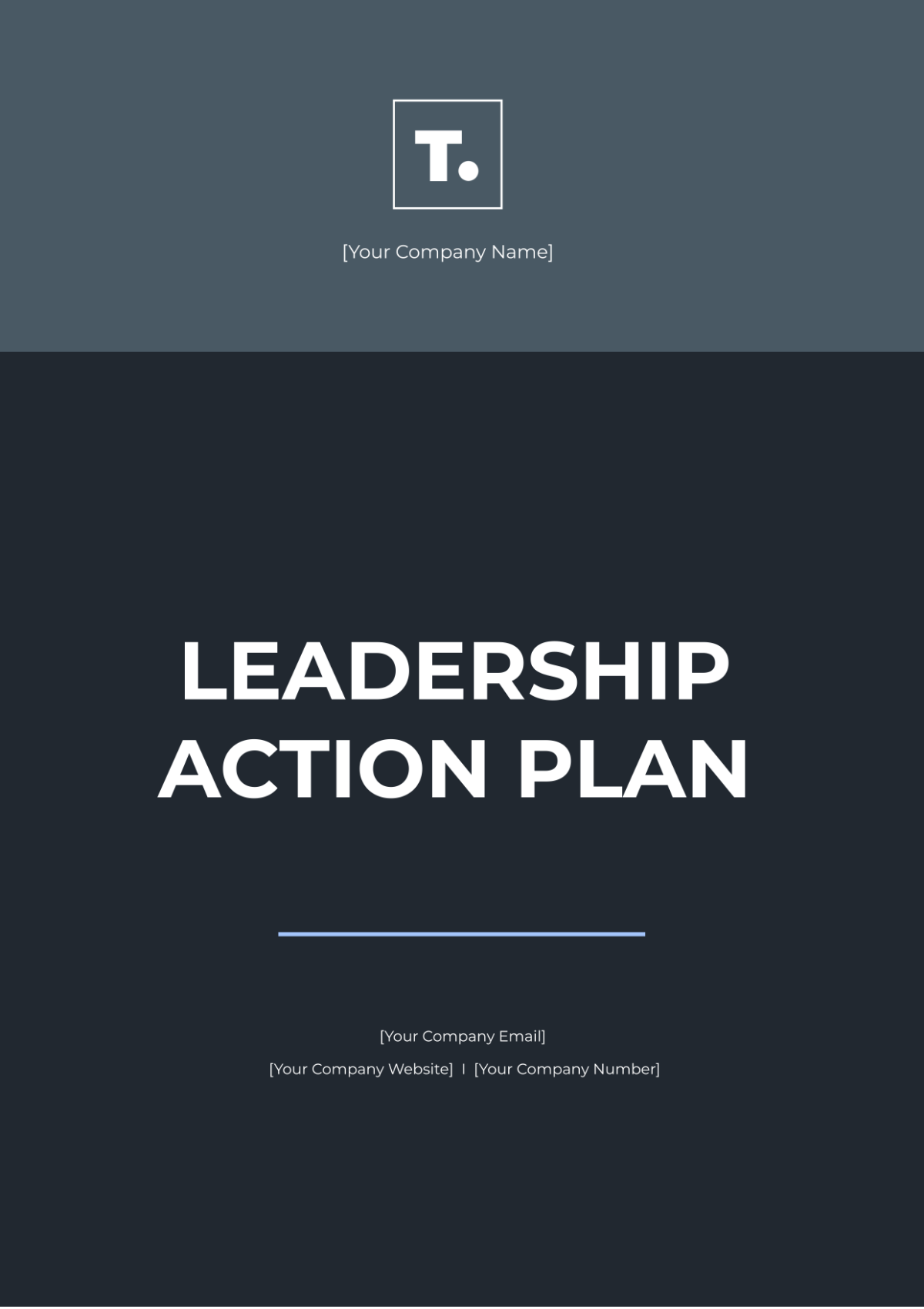 Free Leadership Action Plan Template