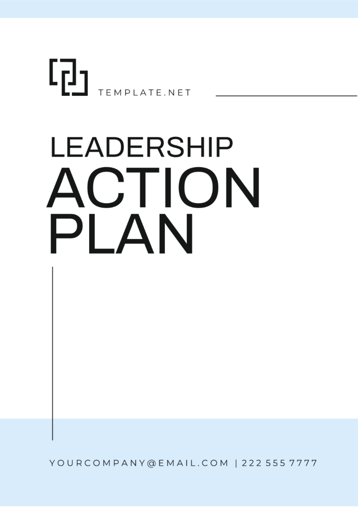 Leadership Action Plan Template