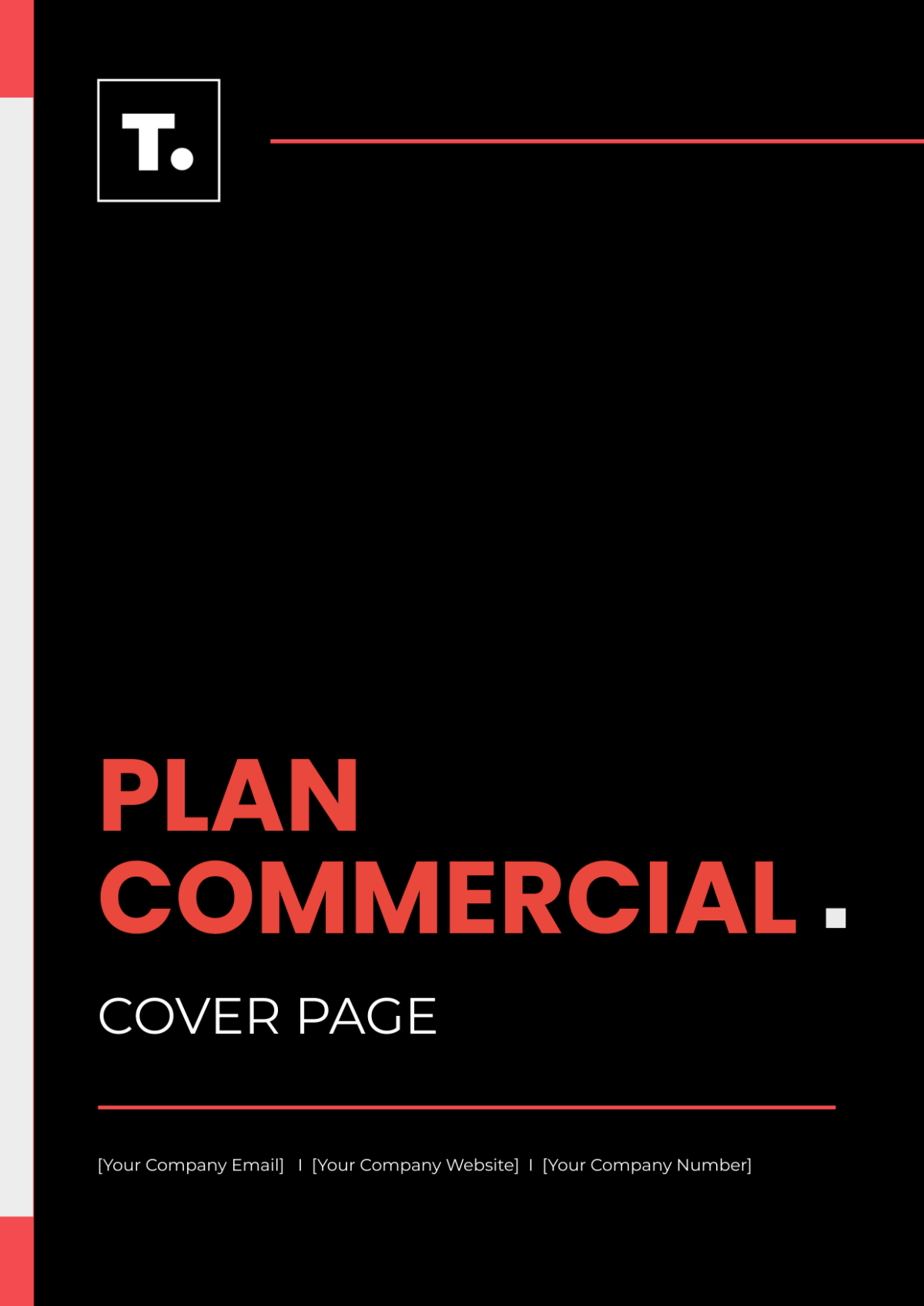 Plan Commercial Cover Page