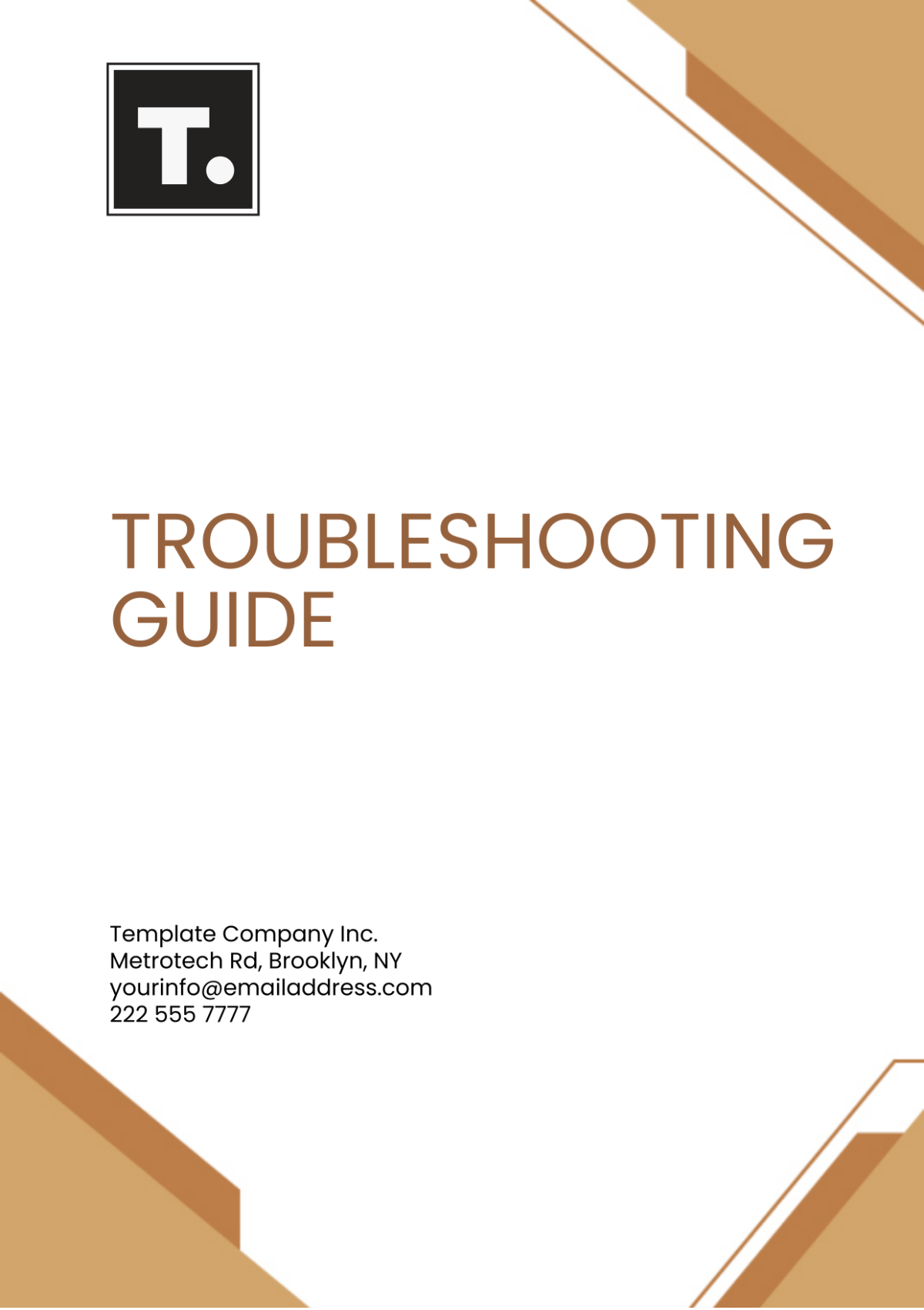 Troubleshooting Guide Template