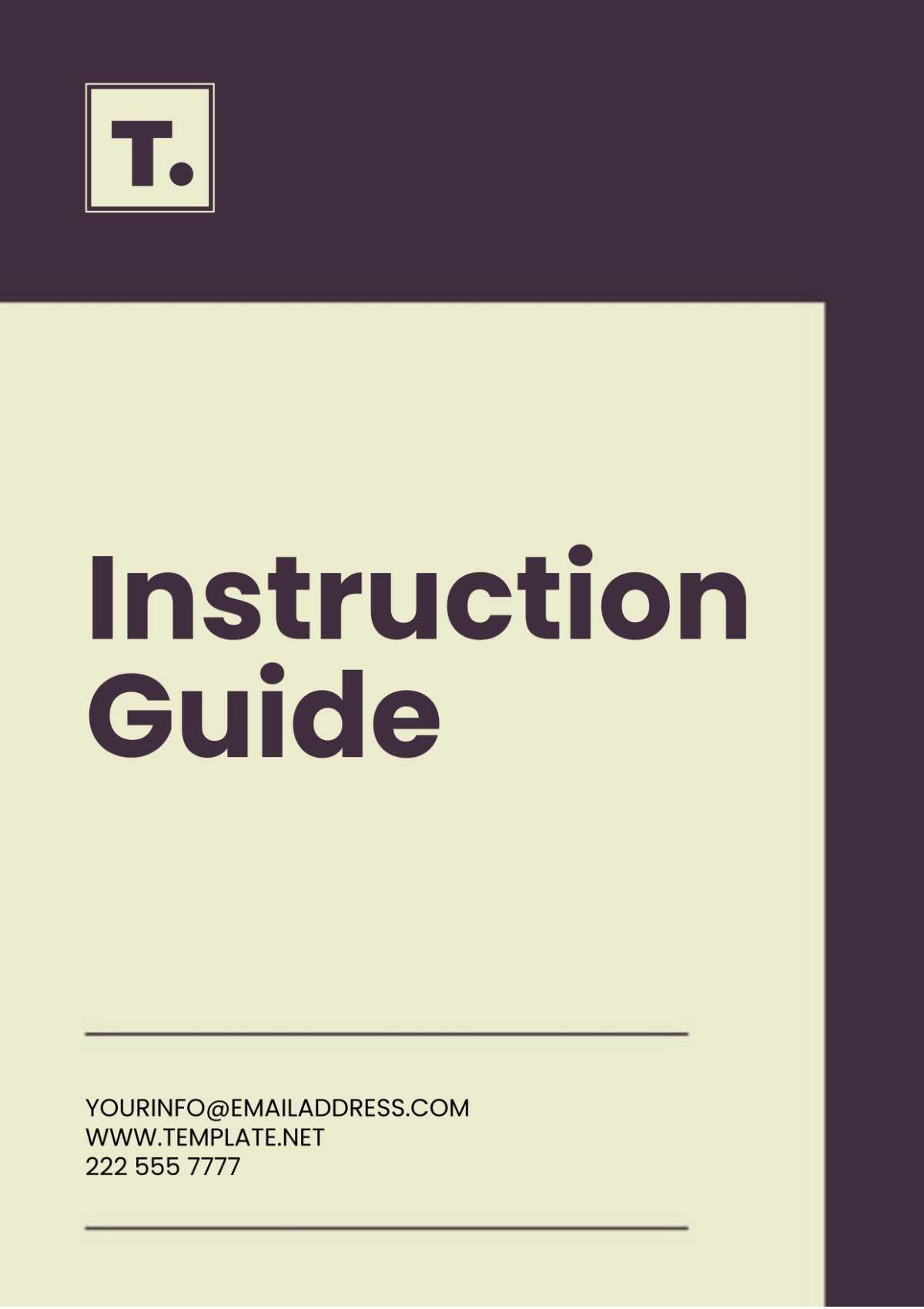 Instruction Guide Template - Edit Online & Download