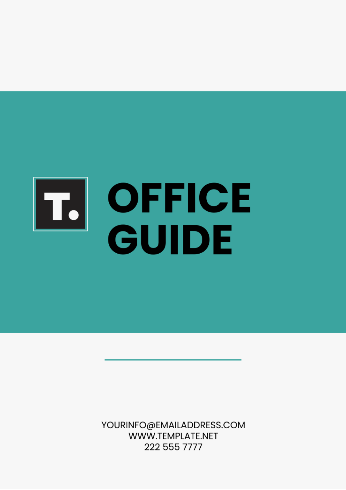 Free Office Guide Template