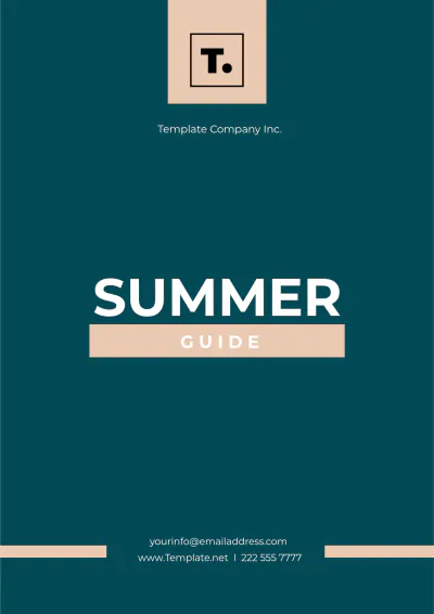 Free Summer Guide Template to Edit Online