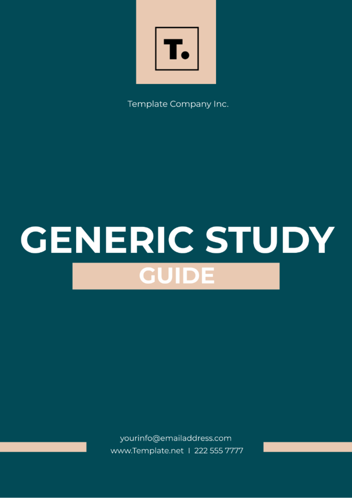 Generic Study Guide Template