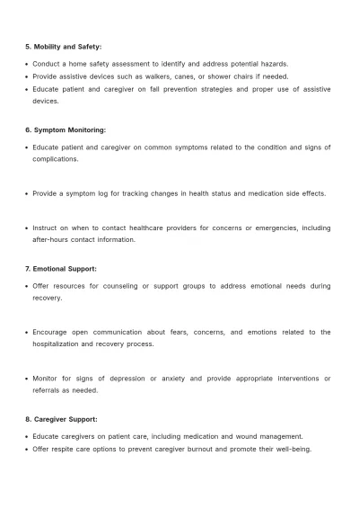Free Care Plan Template to Edit Online