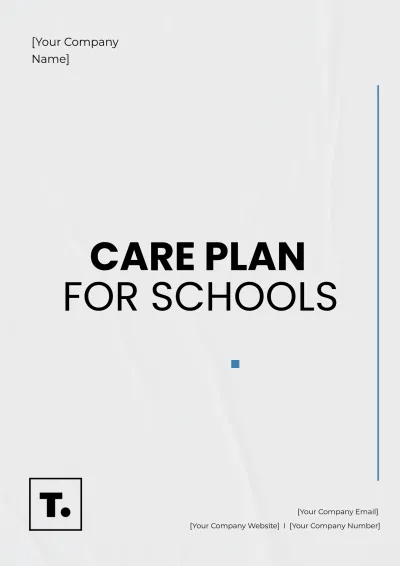 Free Care Plan Template For Schools to Edit Online