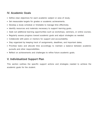 Free Care Plan Template For Schools to Edit Online