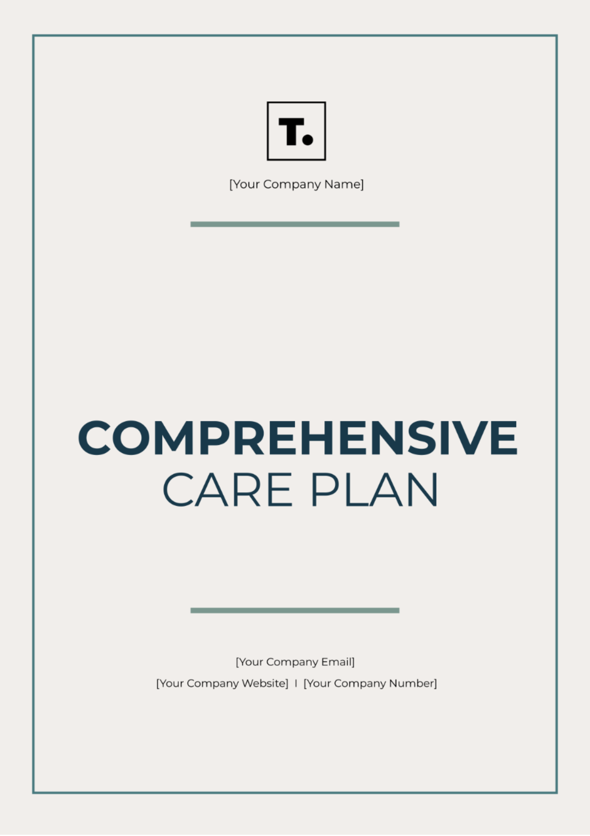 Comprehensive Care Plan Template - Edit Online & Download