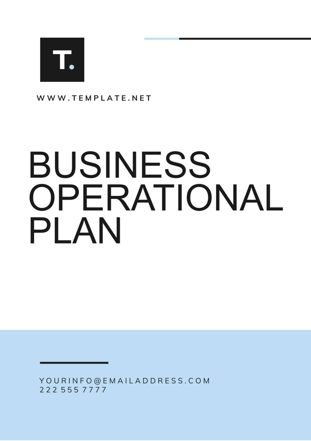 Business Operational Plan Template - Edit Online & Download