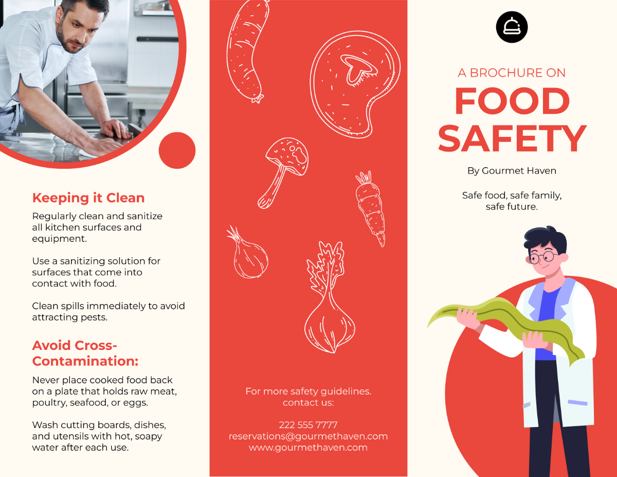 Food Safety Brochure Template - Edit Online & Download