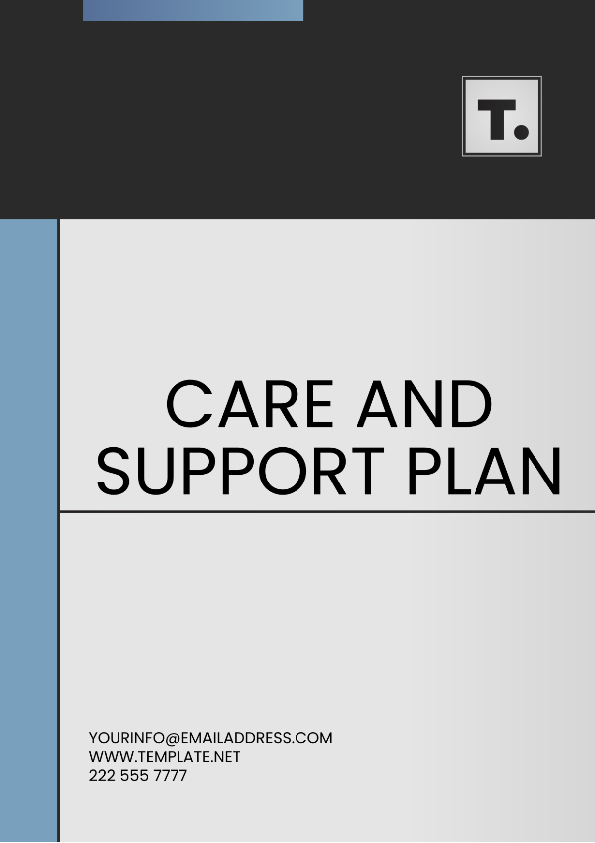 Care And Support Plan Template