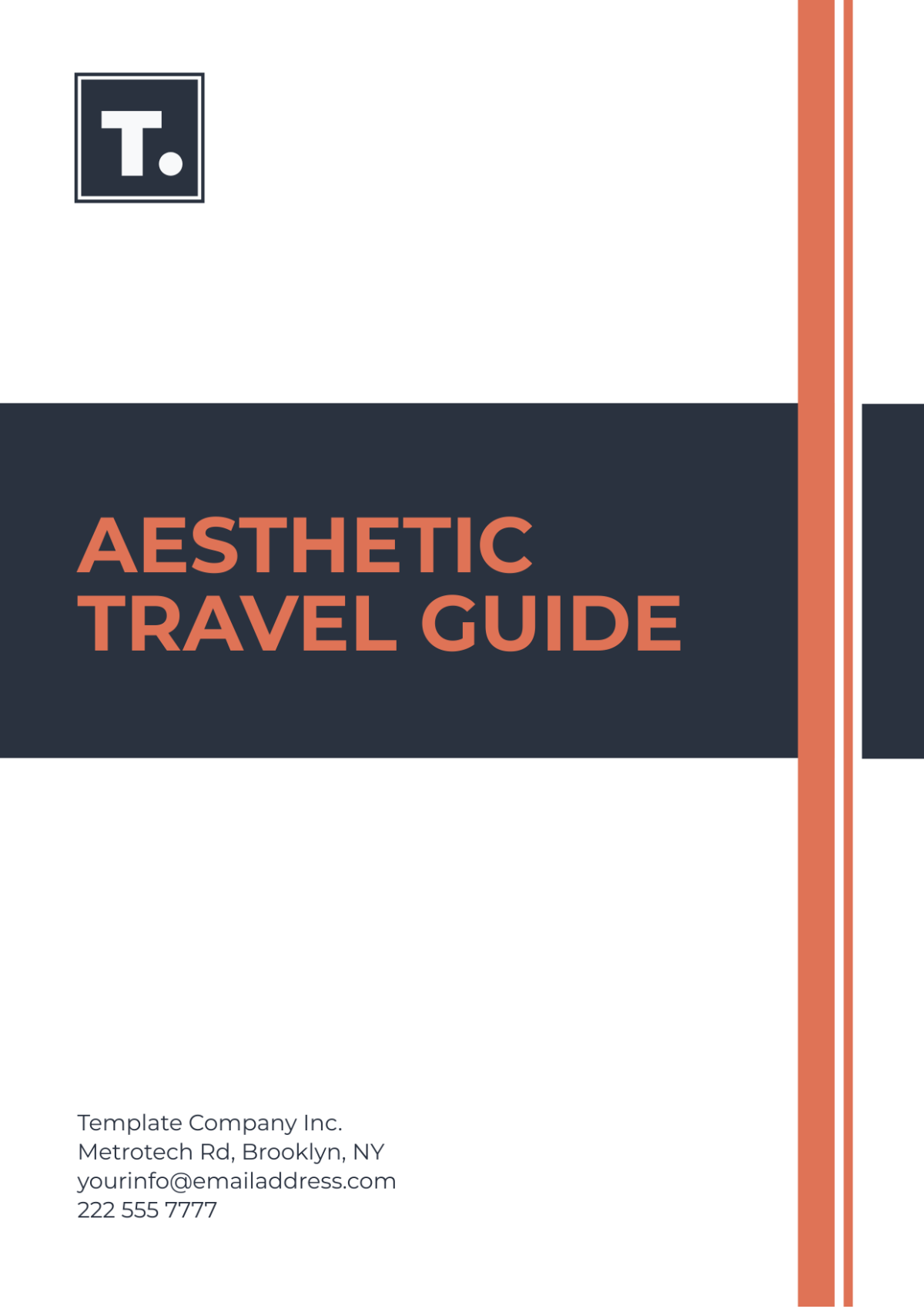 Aesthetic Travel Guide Template