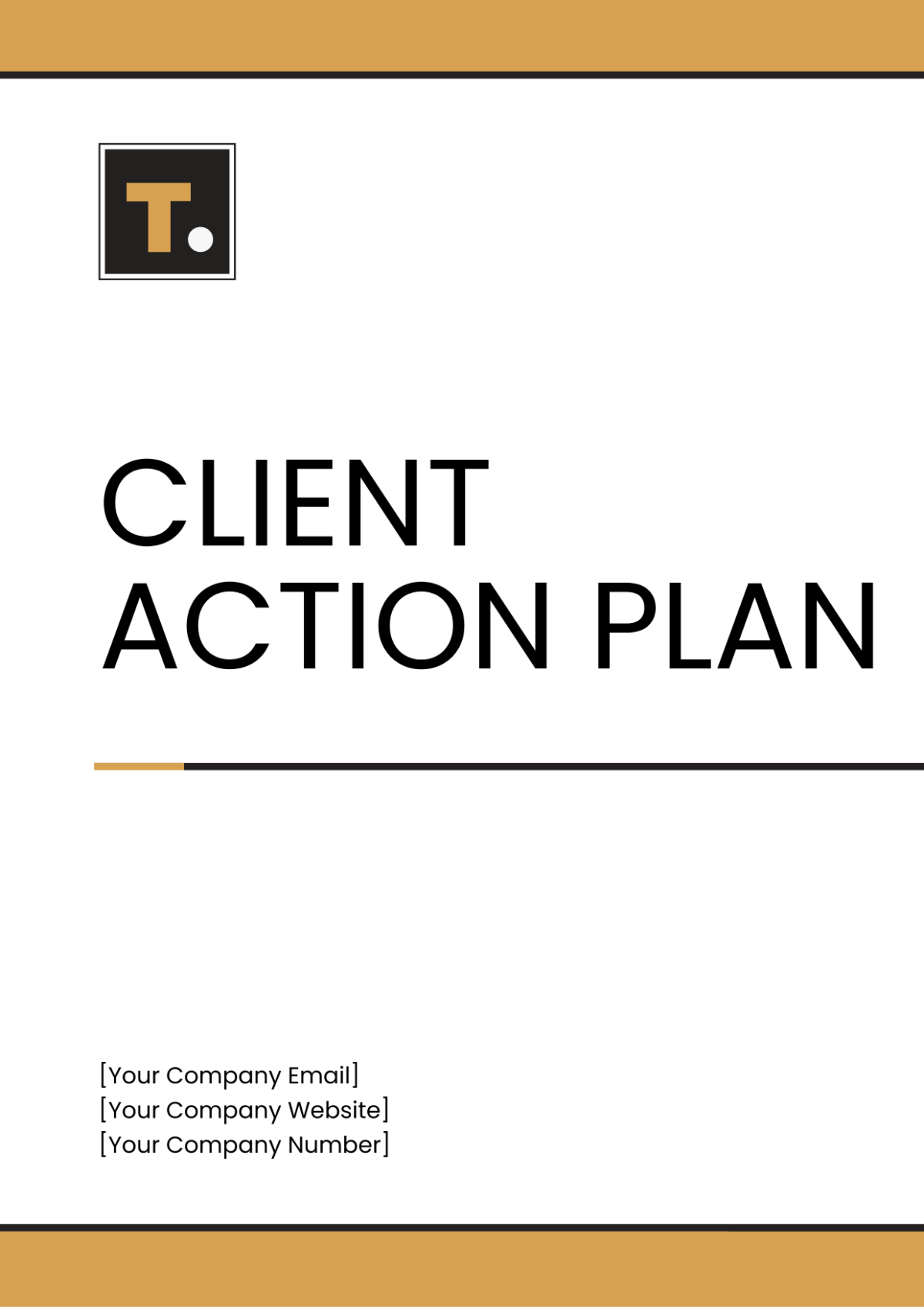 Free Client Action Plan Template