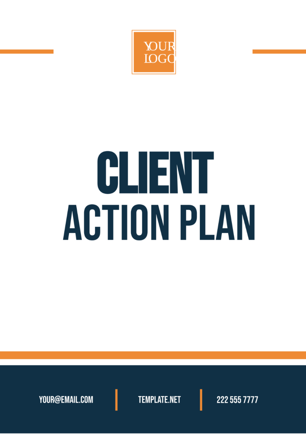 Client Action Plan Template