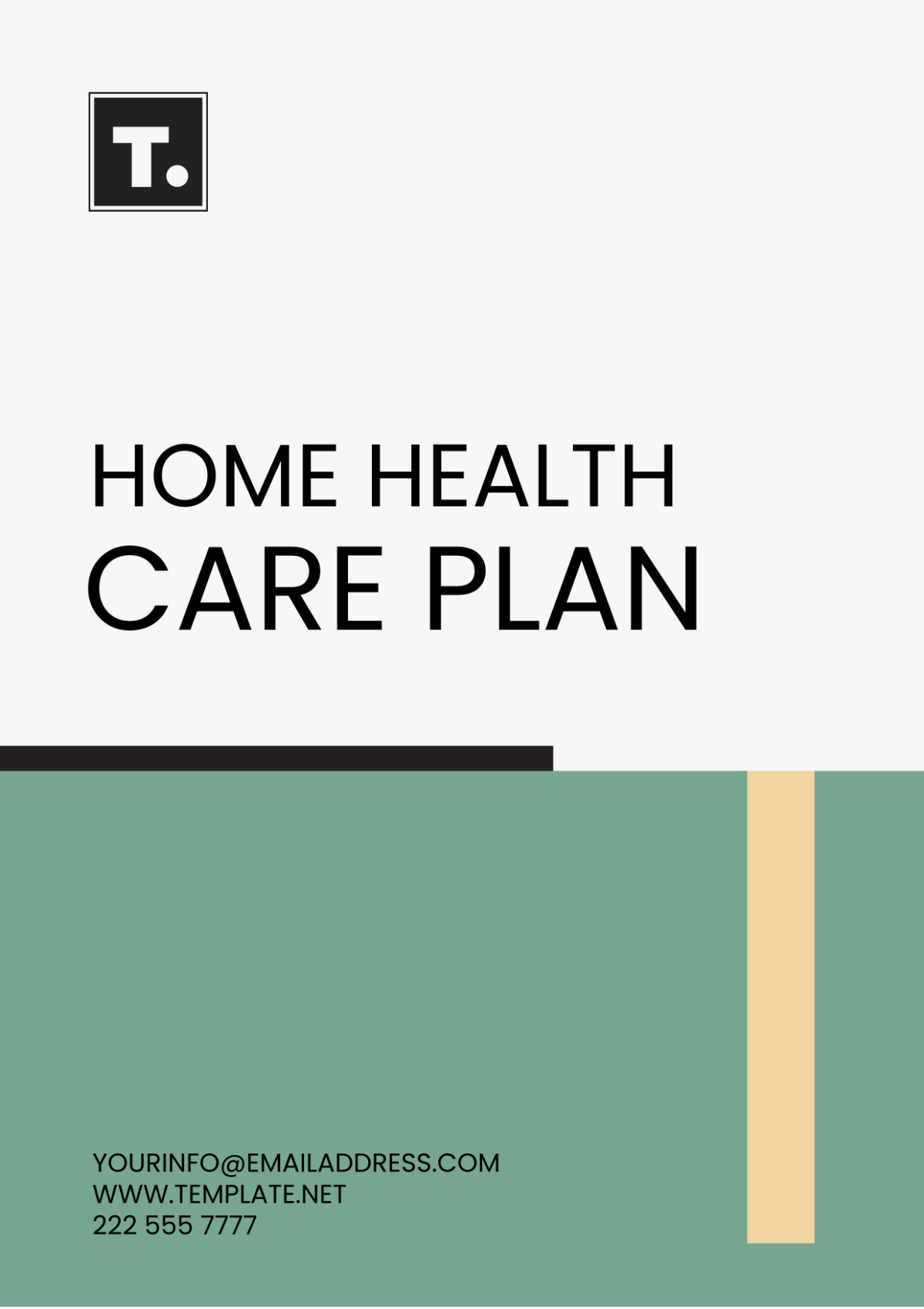 Home Health Care Plan Template