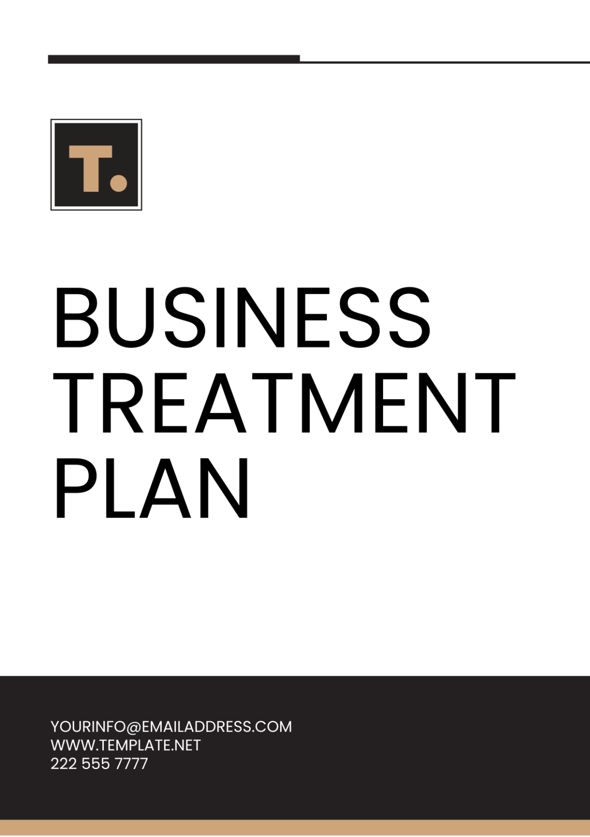 Business Treatment Plan Template