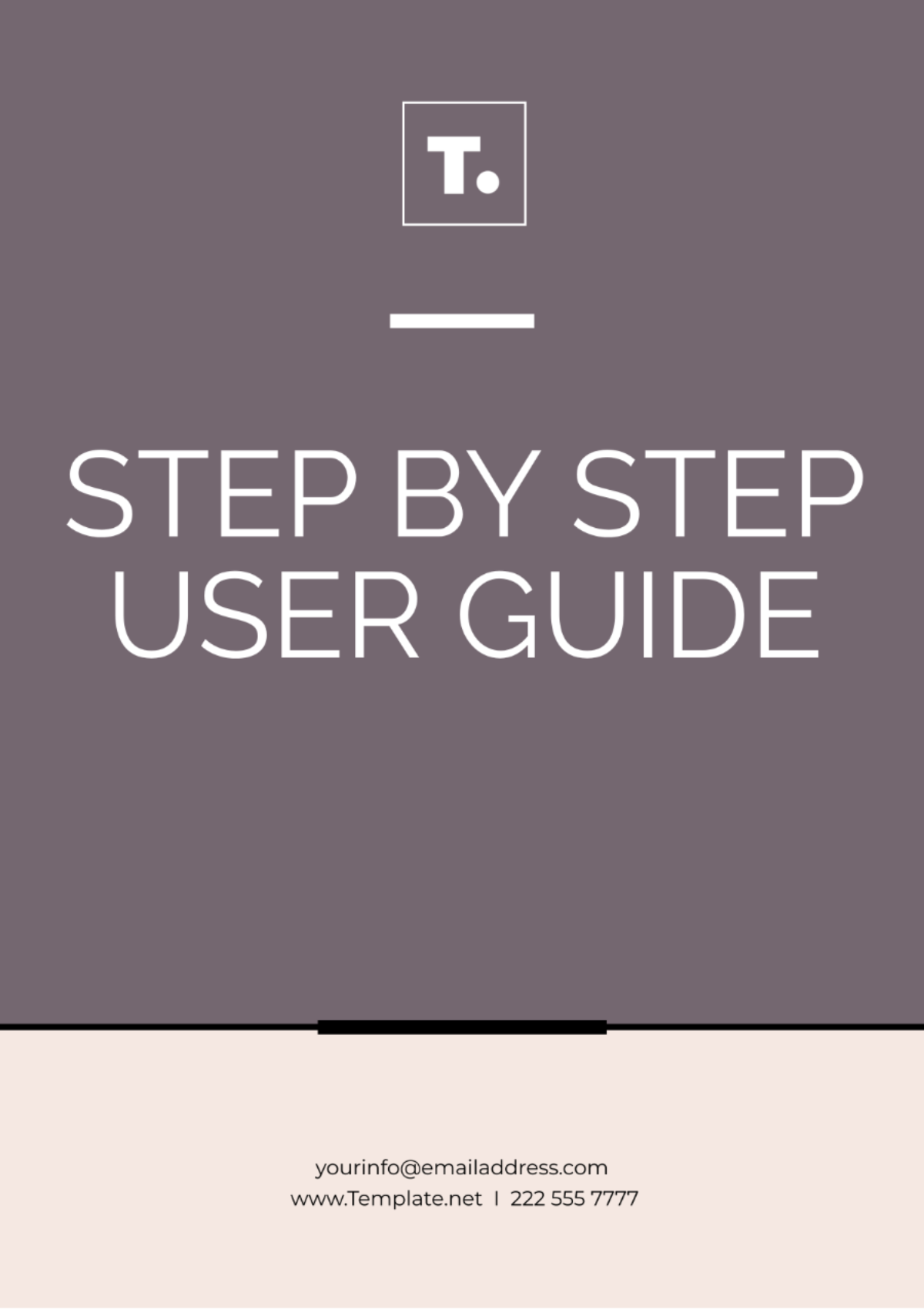 Step By Step User Guide Template - Edit Online & Download