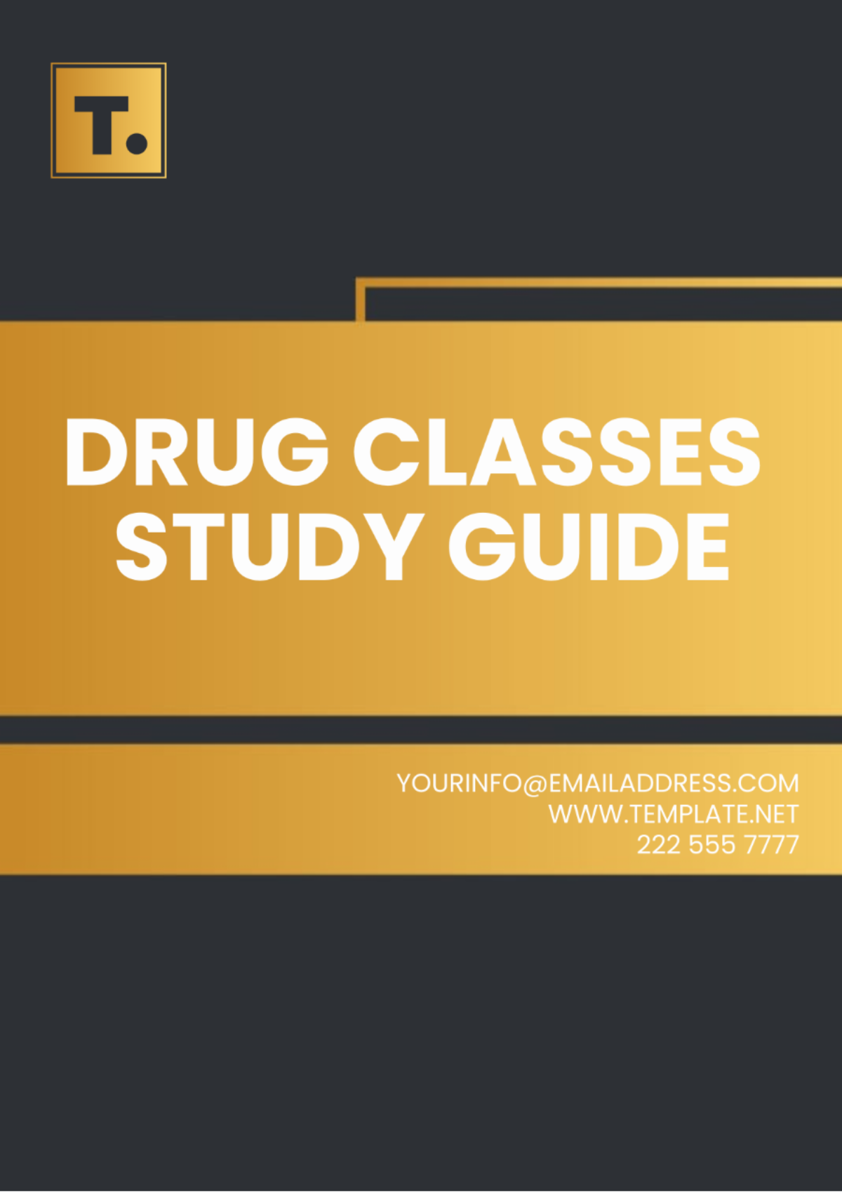 Drug Classes Study Guide Template