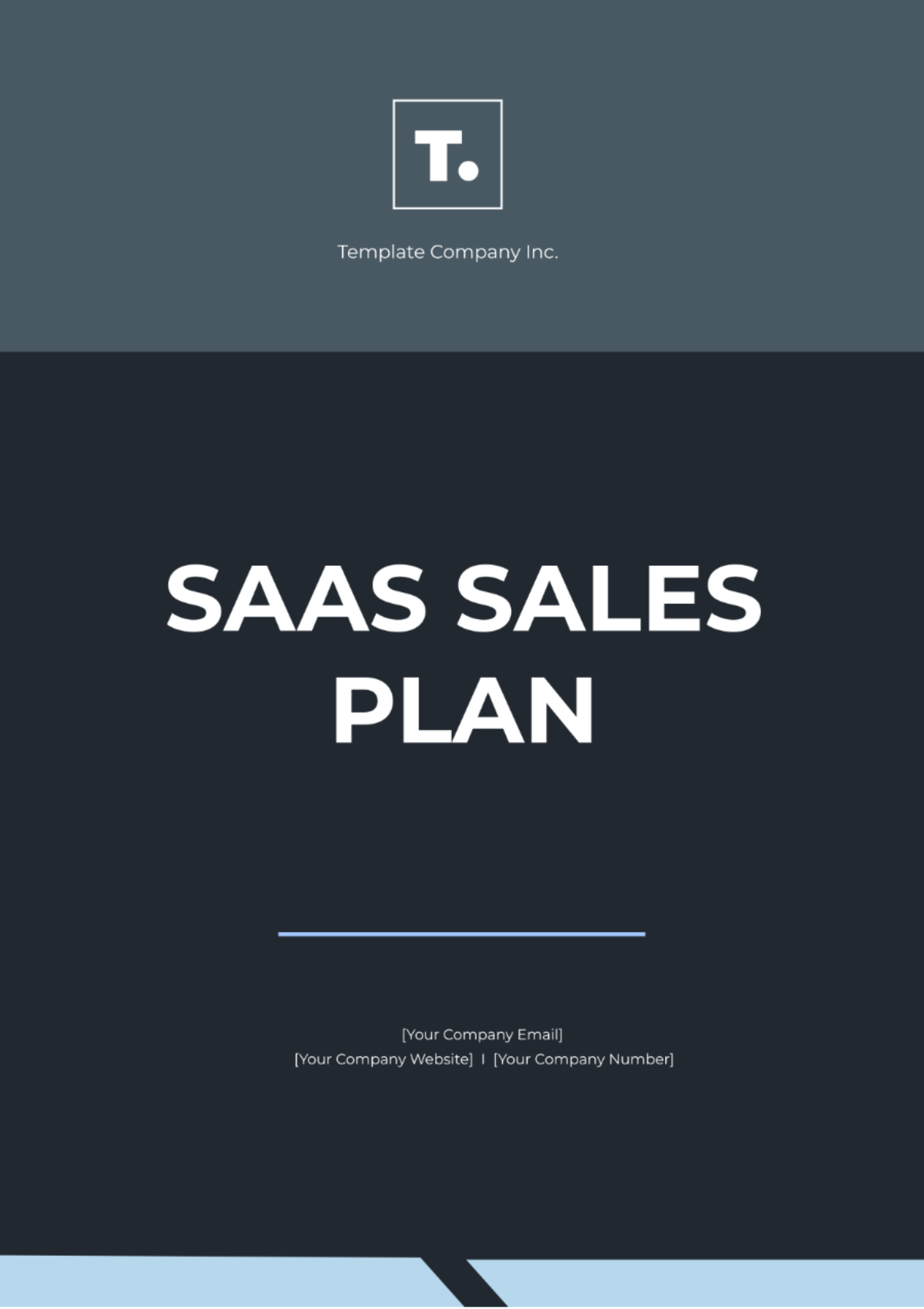 Saas Sales Plan Template - Edit Online & Download