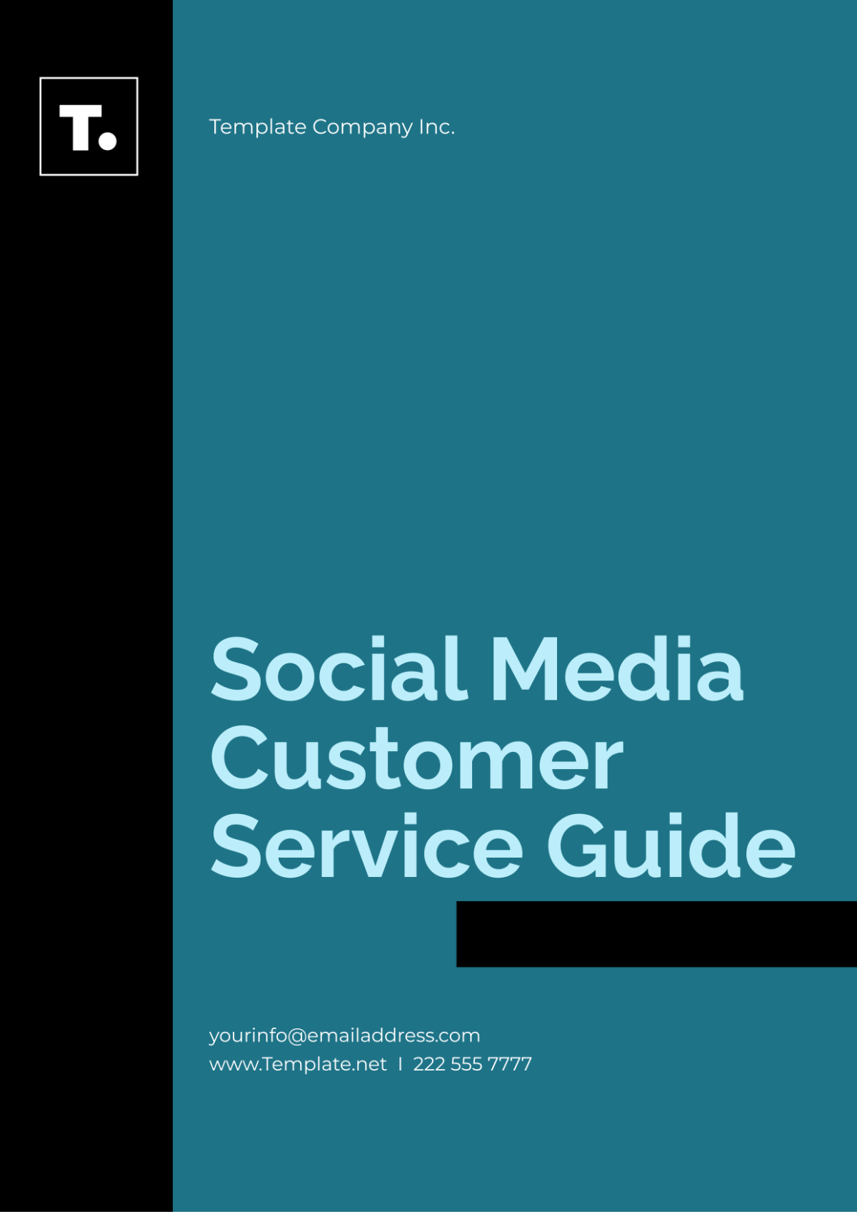 Social Media Customer Service Guide Template - Edit Online & Download