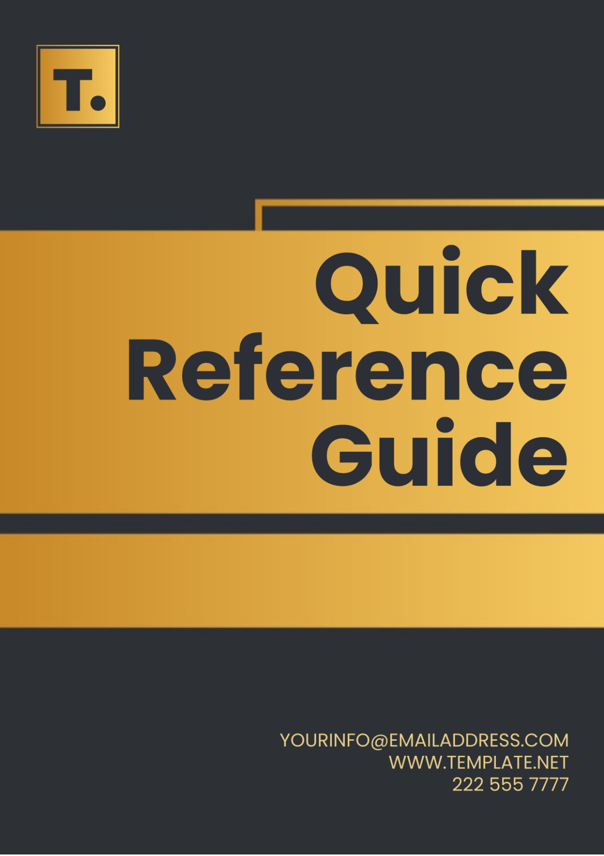 Quick Reference Guide Template - Edit Online & Download Example ...