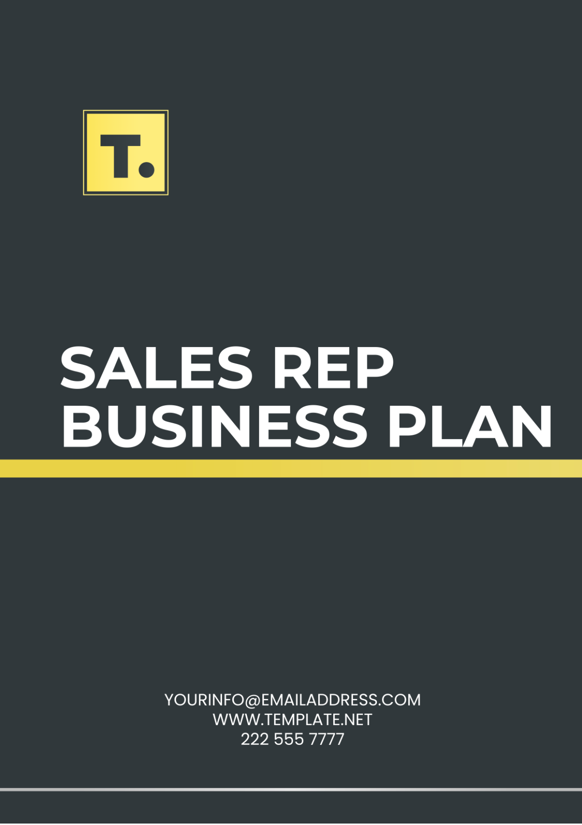 sales rep business plan examples