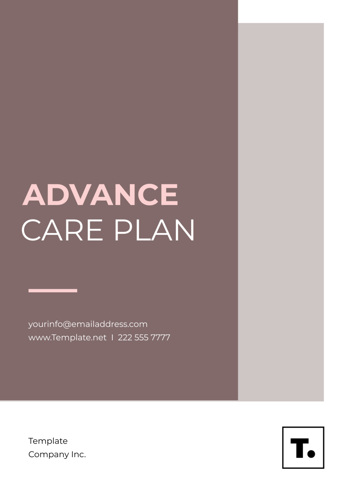 Advance Care Plan Template