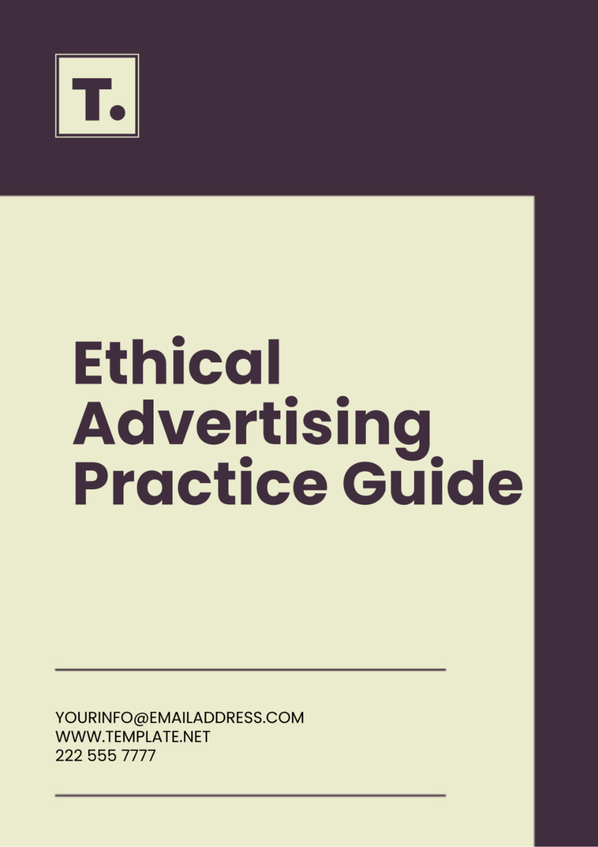 Free Ethical Advertising Practice Guide Template to Edit Online