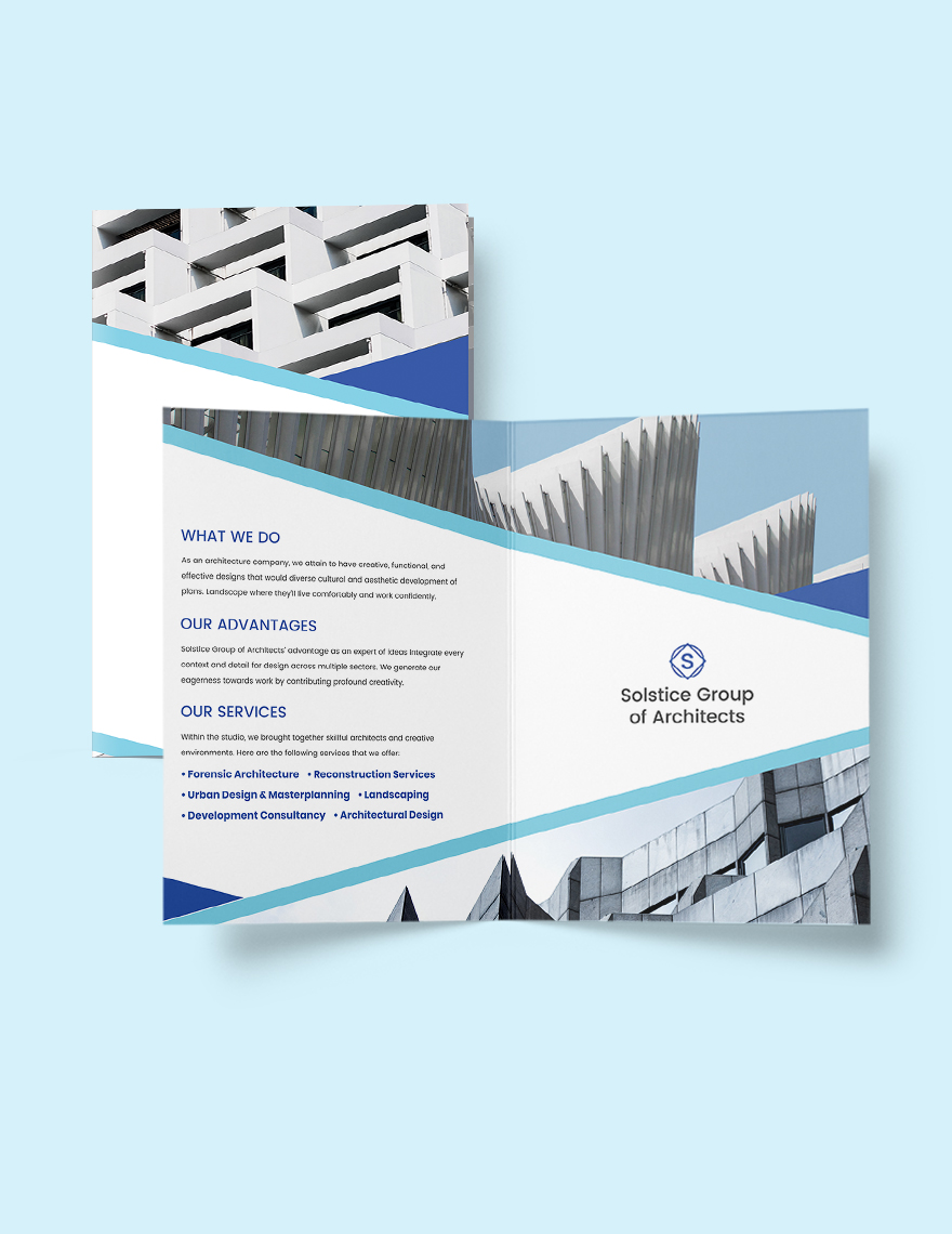 Creative Architecture Brochure Format