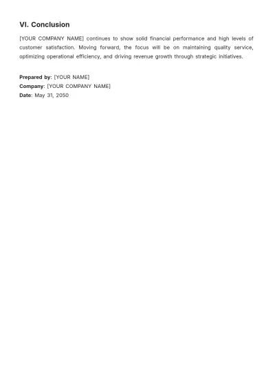 Free Restaurant Monthly Statement Template to Edit Online