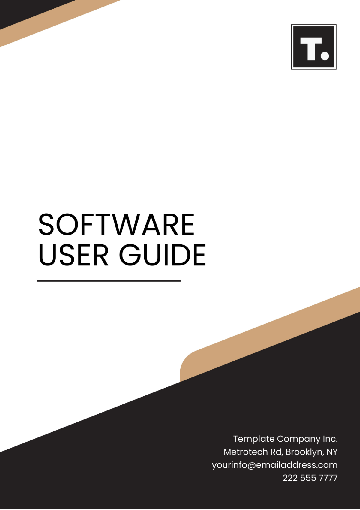 Software User Guide Template