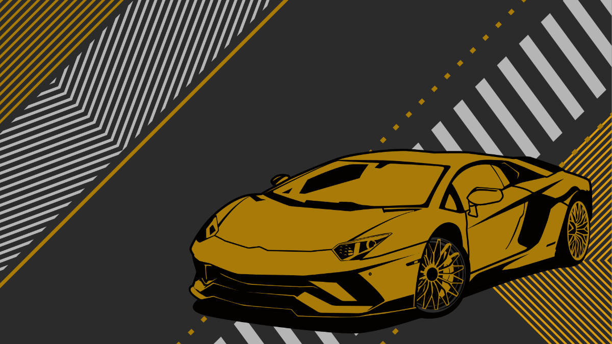 Lamborghini Car Background Image - Edit Online  | Template.net