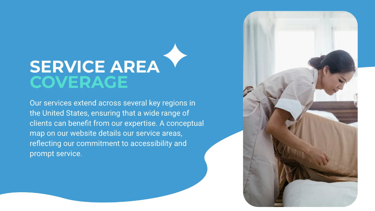 Free Residential Cleaning Services Overview Presentation Template to Edit Online