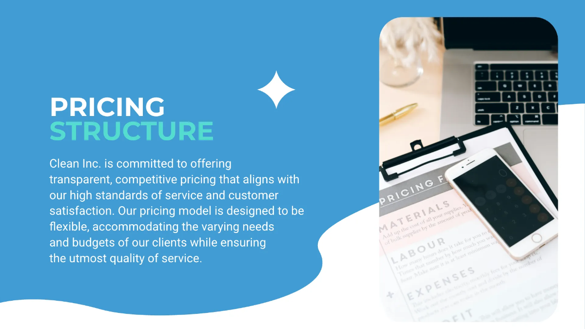 Free Residential Cleaning Services Overview Presentation Template to Edit Online