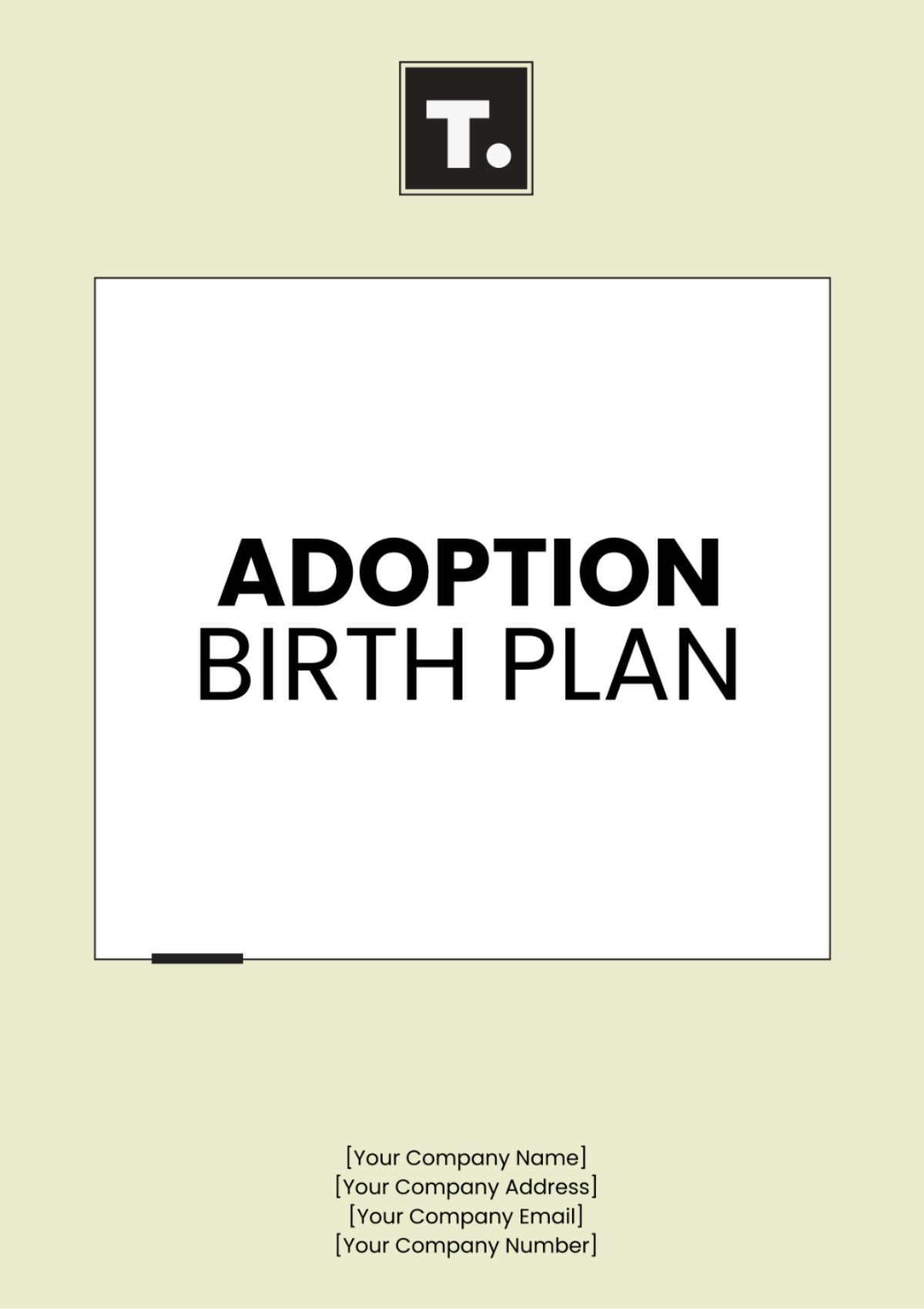 Free Adoption Birth Plan Template