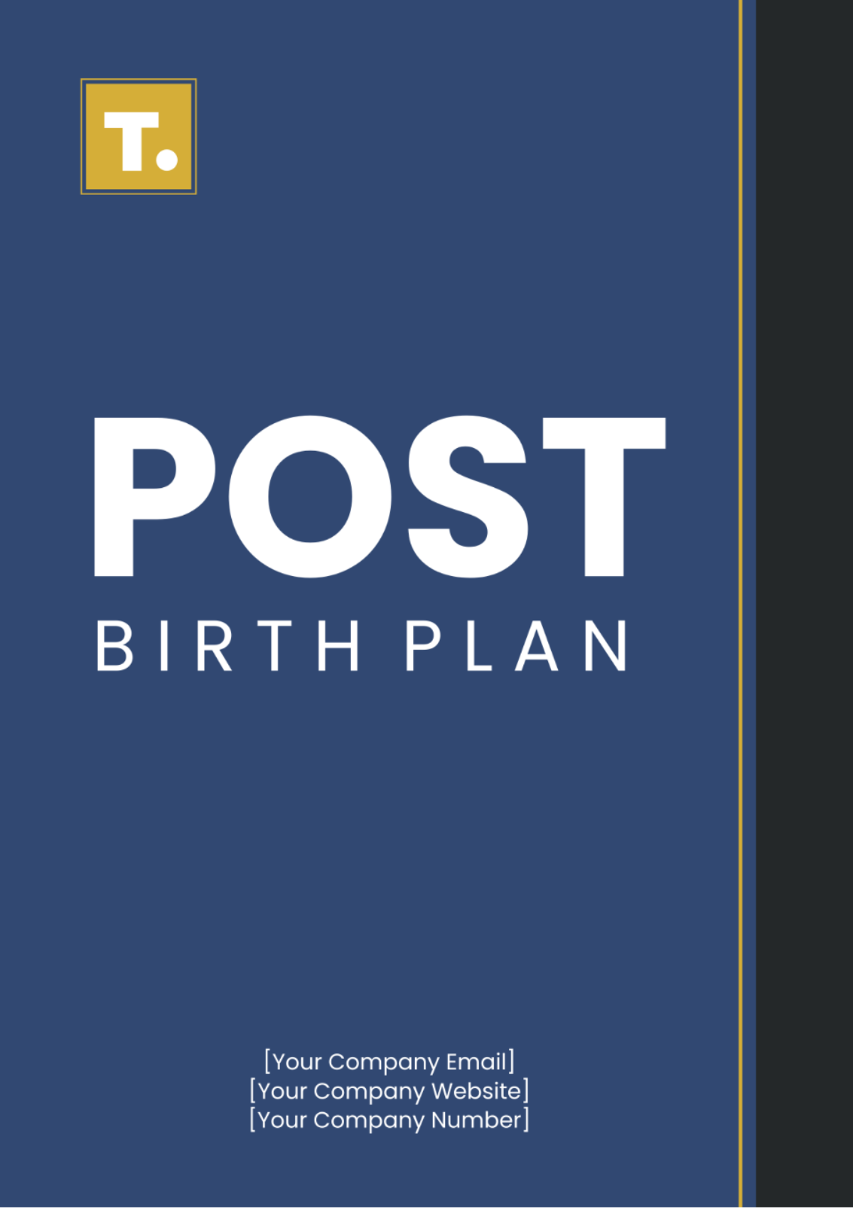 Free Post Birth Plan Template