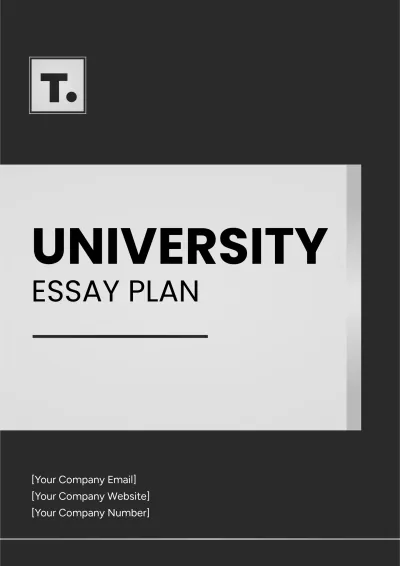 Free University Essay Plan Template to Edit Online