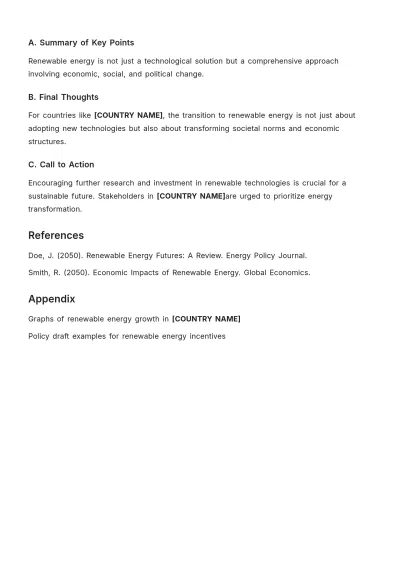 Free University Essay Plan Template to Edit Online