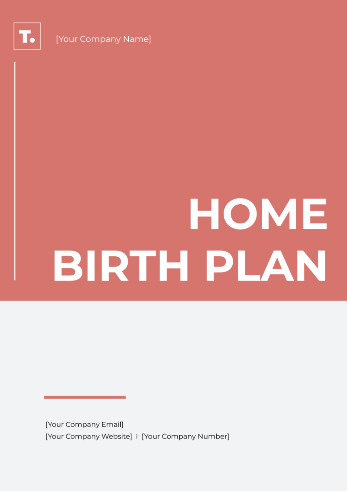 Free Home Birth Plan Template