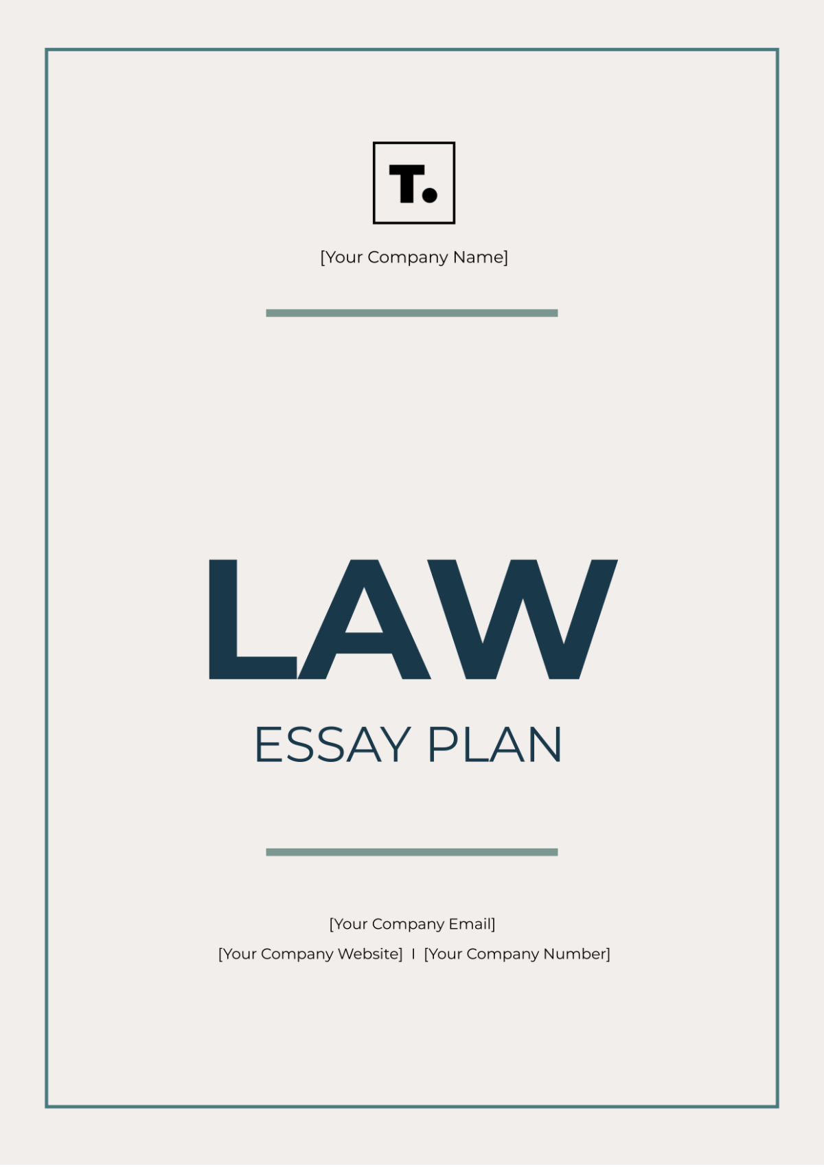 Law Essay Plan Template - Edit Online & Download