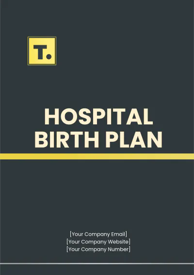 Free Hospital Birth Plan Template to Edit Online