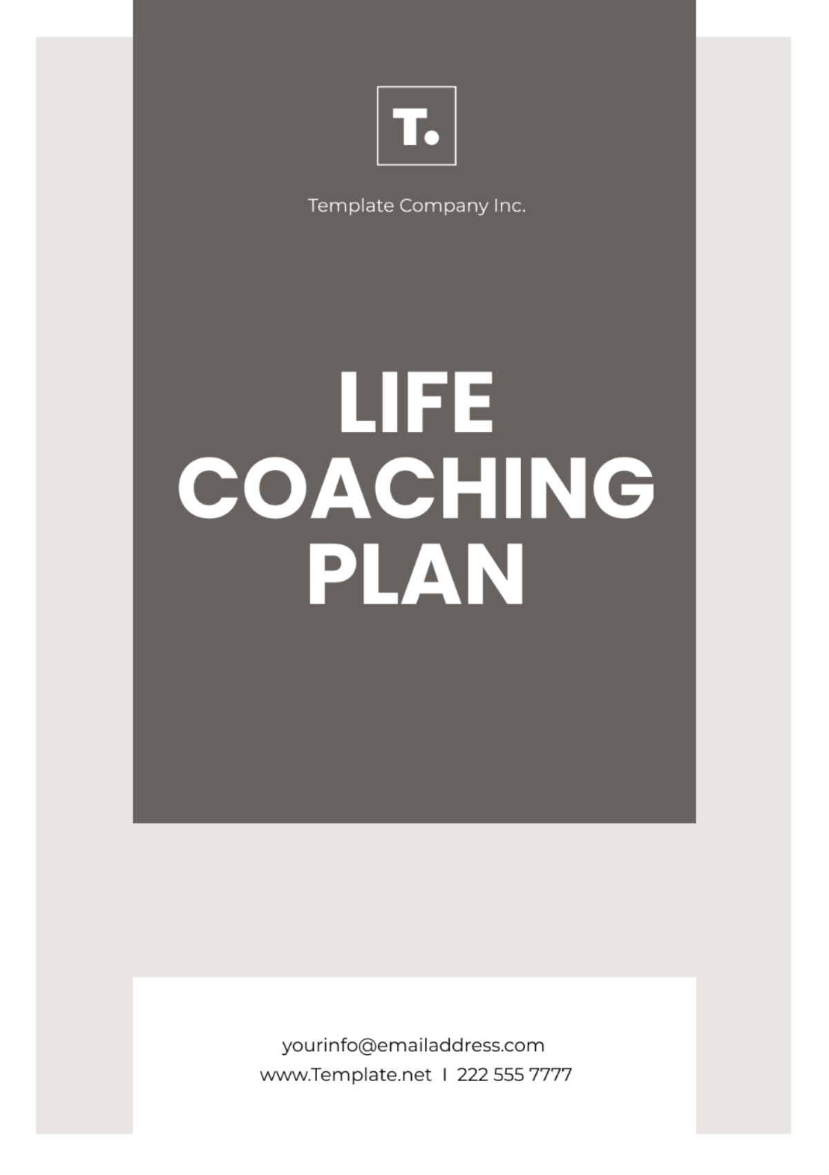 Life Coaching Plan Template